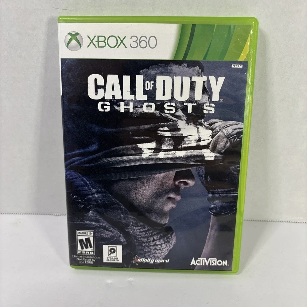 Call of Duty Ghosts Xbox 360 Activision 2013 2-Disc Set CIB with Bonus Map